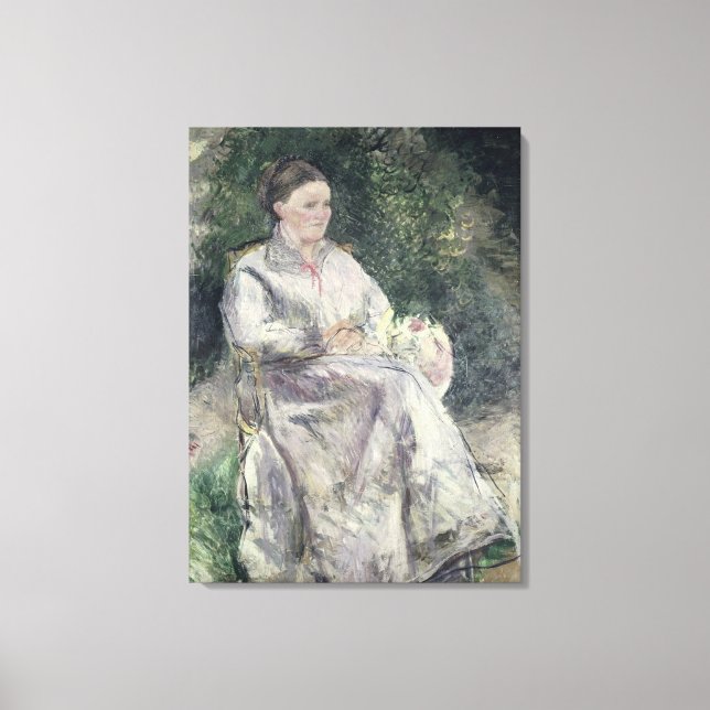 Toile Camille Pissarro | Portrait de Julie Velay, Femme  (Recto)