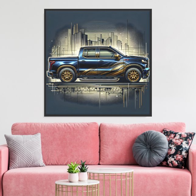 Toile Camion de collecte (Insitu(Salon))