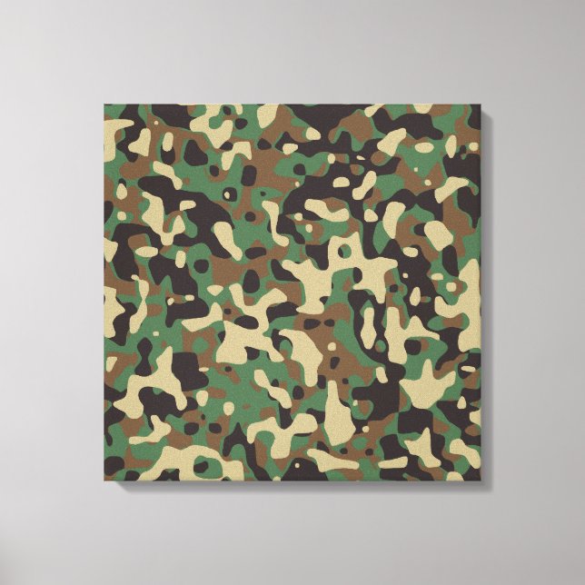 Toile Camo Woodland (Recto)