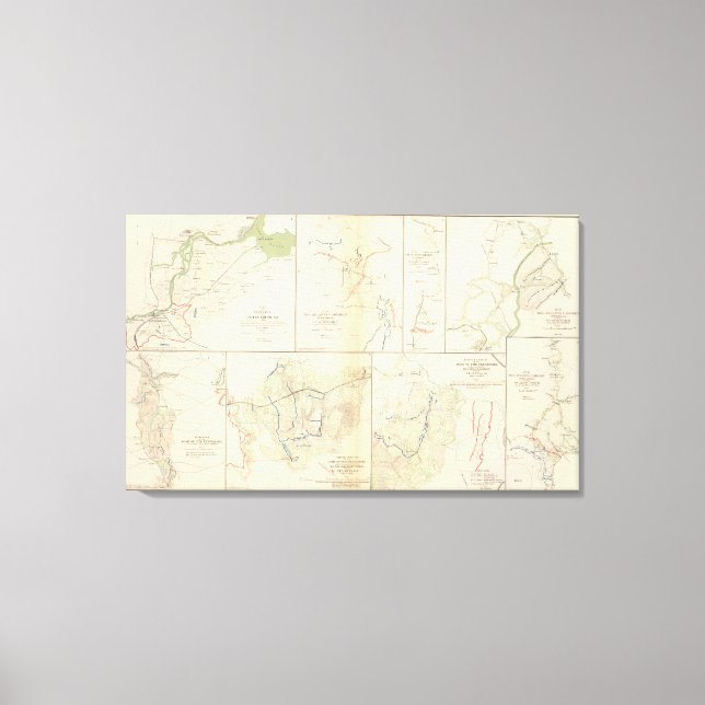Toile Campagne Petersburg, Virginie, Atlanta (Recto)
