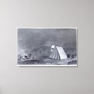 Toile Campement dans la crique de Browell, le 15 juillet