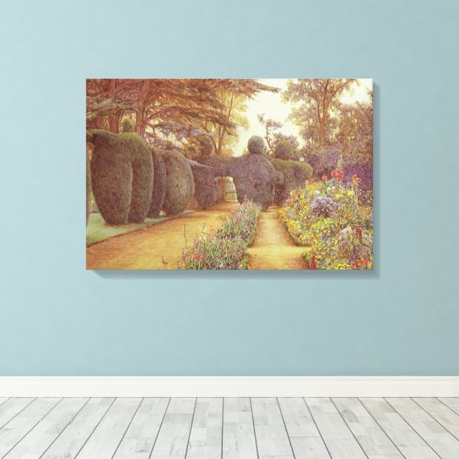 Toile Campsea Ashe, Suffolk par Ernest Arthur Rowe (Insitu (Plancher de Bois))