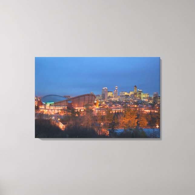 Toile Canada, Alberta, Calgary : Skyline de la ville dep (Recto)