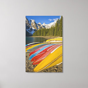 Toile Canada, Alberta, Parc national de Banff, Moraine