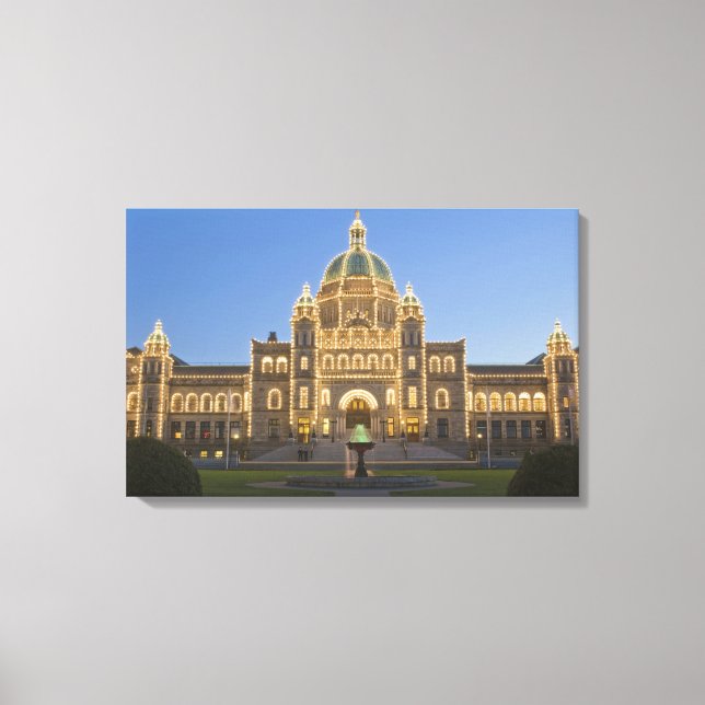 Toile Canada, Colombie-Britannique, Victoria, Édifice du (Recto)