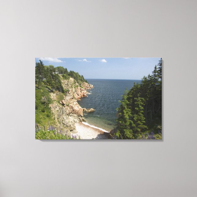 Toile Canada, Nouvelle-Écosse, île du Cap-Breton, Cabot (Recto)