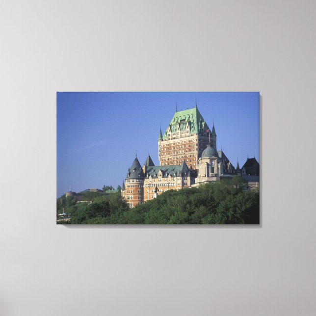 Toile Canada, Québec. Château Frontenac. (Recto)