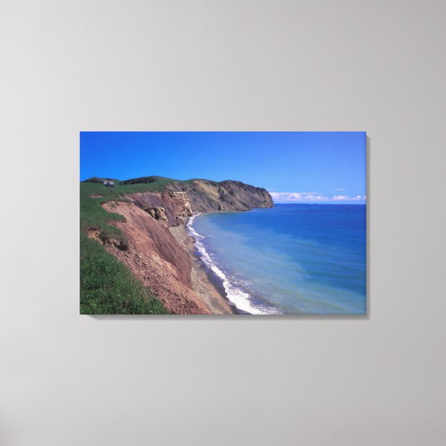 Toile Canada, Québec, Îles de la Madeleine, Cap Alright  (Recto)