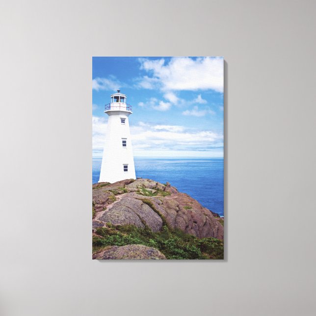 Toile Canada, Terre-Neuve, cap Spear National (Recto)