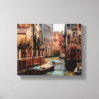 Toile Canal de Venise Gondolas en Italie Photo