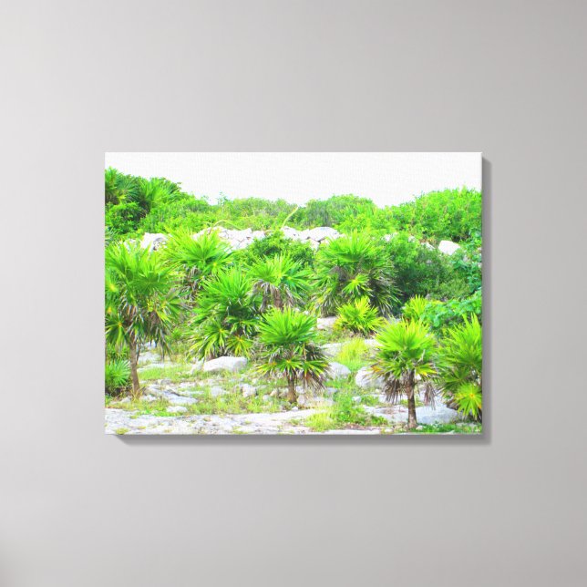 TOILE CANCUN, MEXIQUE #14 IMPRIMER CANVAS (Recto)