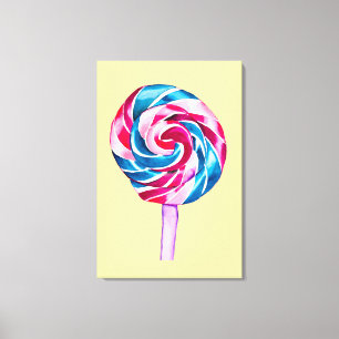 Toile Candy lollipop eau douce art