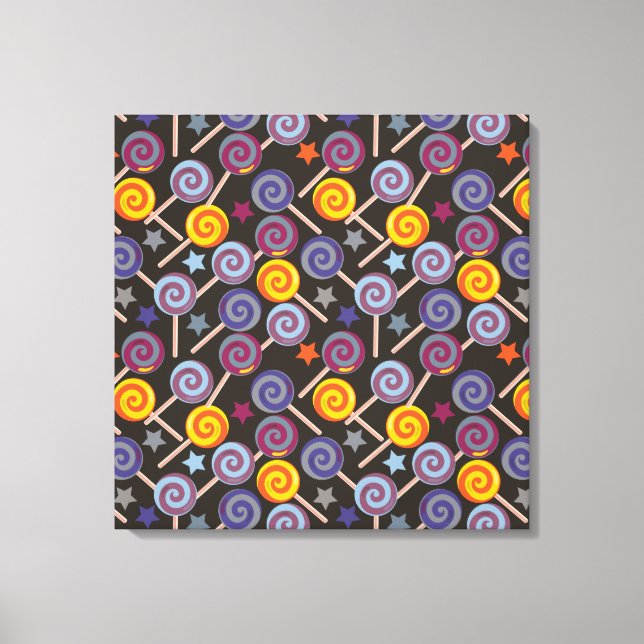 Toile Candy pattern | Lollies 1lipop (Recto)