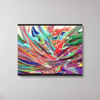 Toile Candy Waters Artiste de l'autisme