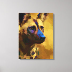Toile Canine sauvage africaine de chien