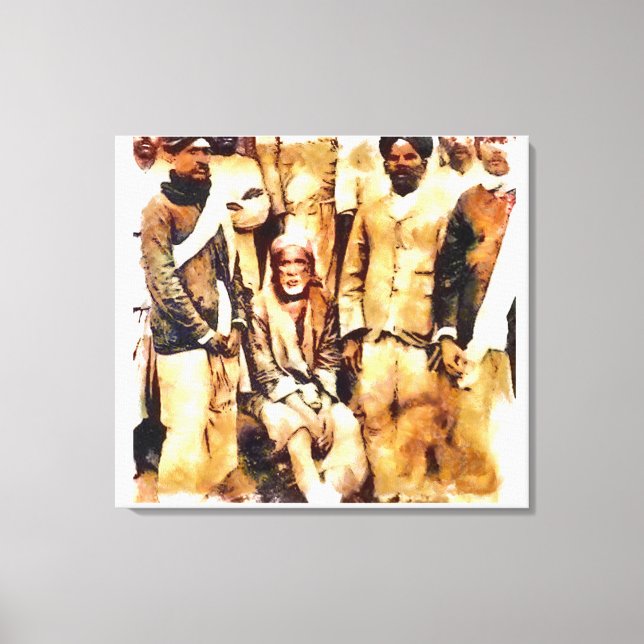 Toile Canon Legends Sai Baba Aquarelle - (Recto)