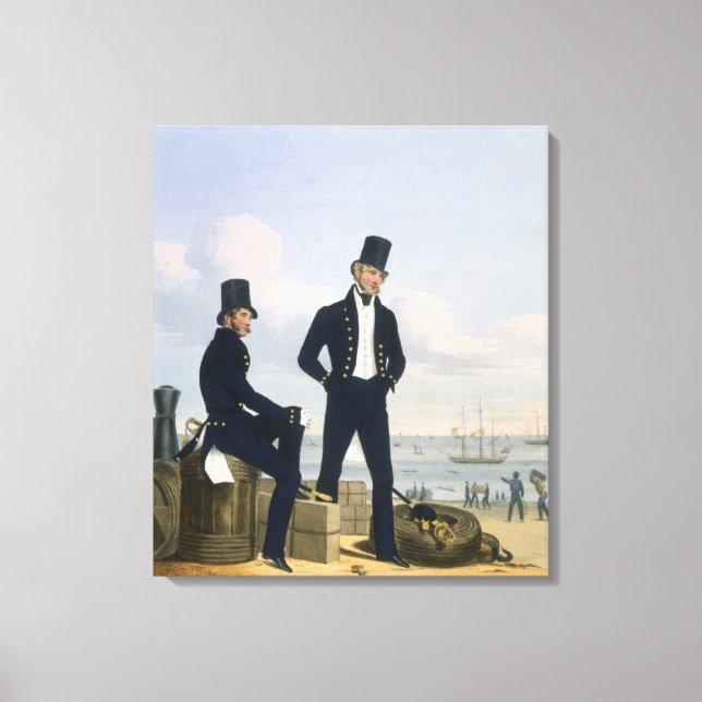 Toile Canons, canots et charpentiers, plaque 11 de (Recto)