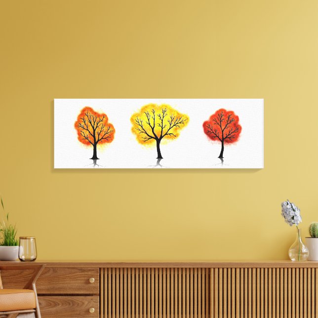 Toile Canopée céleste : Lueur d'automne - (Insitu(Salon))