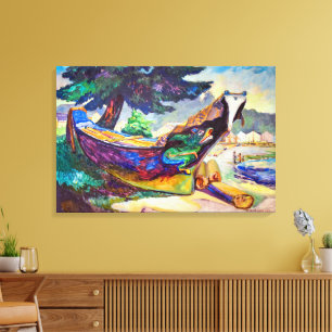 Toile Canot de guerre indien Emily Carr