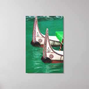 Toile Canot des Autochtones