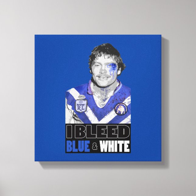 Toile Canterbury Bulldogs - Terry Lamb (Recto)