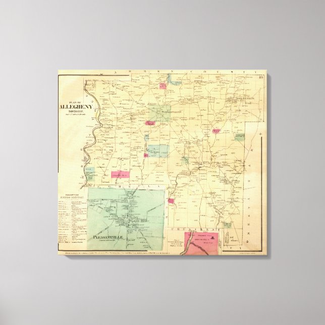 Toile Canton d'Allegheny (Recto)