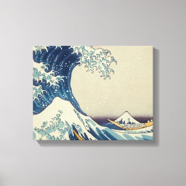 Toile Canvas à enveloppement Premium pour ondes de peint (Recto)