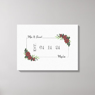 Toile Canvas Autre Mariage Livre d'invité MDP&S