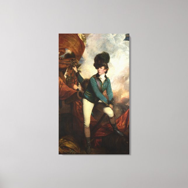 Toile Canvas Banastre Tarleton par Joshua Reynolds (Recto)