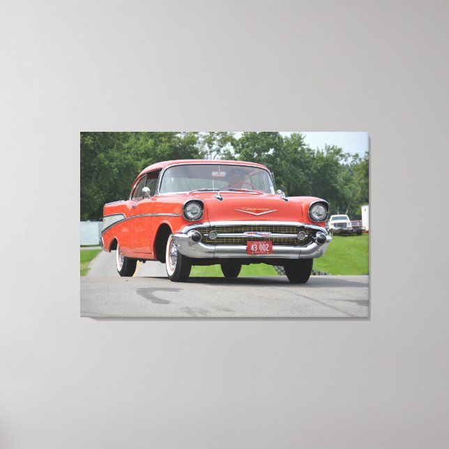 Toile Canvas Chevy Bel-Air 1957 (Recto)