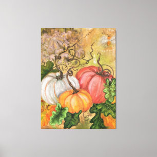 Toile Canvas citrouille Imprimer Halloween - Peinture
