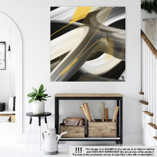 Toile Canvas d'art Abstrait de 40 x 40 po - Tendance Bla
