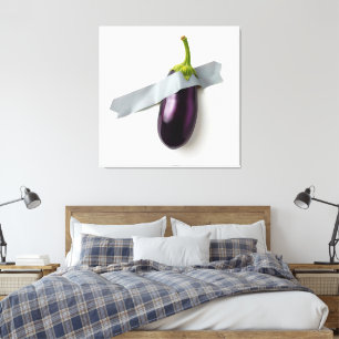 Toile Canvas d'aubergines à pâte de canard