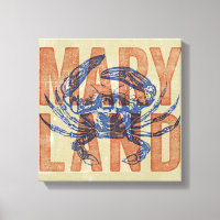 Canvas de crabe du Maryland