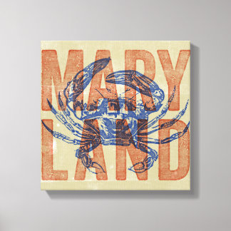 Toile Canvas de crabe du Maryland