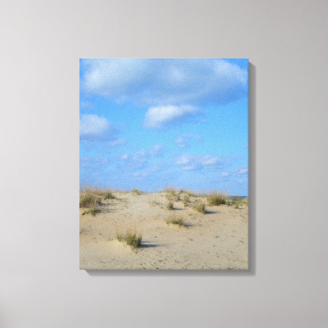Toile Canvas de dunes de sable d'été (Recto)
