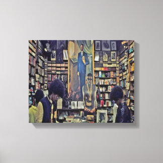 Toile Canvas de la librairie Harlem 1970