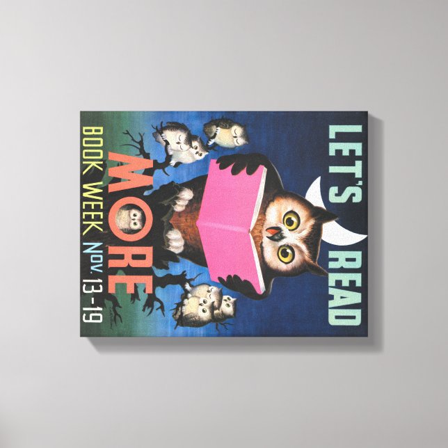 Toile Canvas de la semaine du livre pour enfants 1955 (Recto)