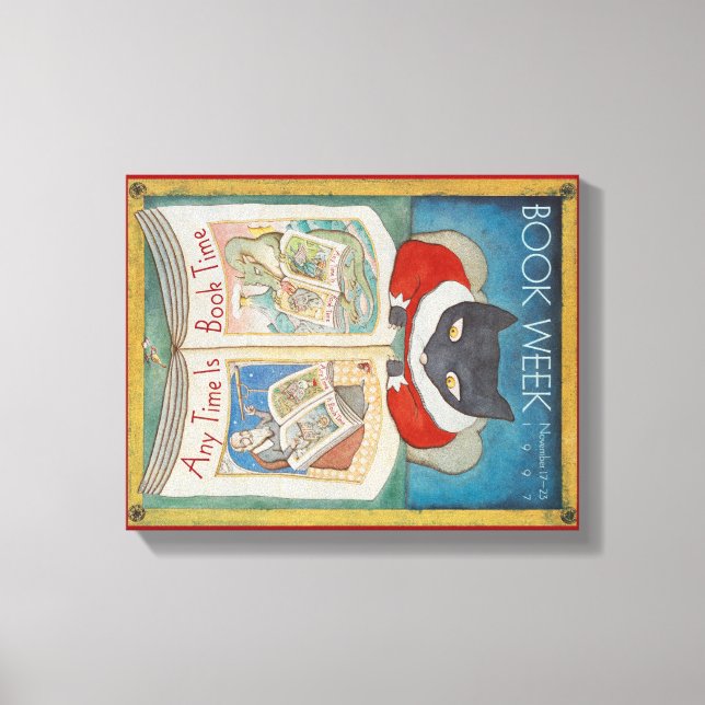 Toile Canvas de la semaine du livre pour enfants 1997 (Recto)