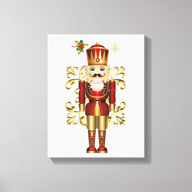Toile Canvas de Noël Art Nutcracker (Recto)