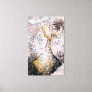 Toile Canvas de Paix Imprimer Colombe blanche - Peinture