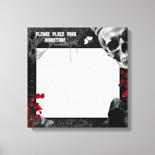 Toile Canvas de signature 20 po x 20 po Haunting Adeline (Recto)