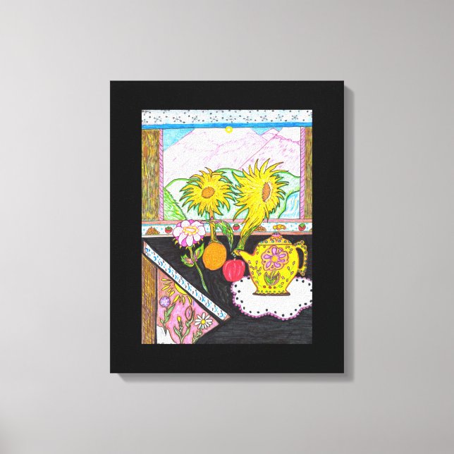 Toile Canvas de tournesol (Recto)