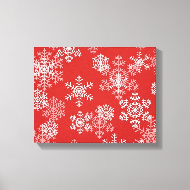 Toile Canvas de vacances Art-Snowflakes (Recto)