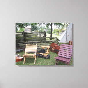 Toile Canvas du camp de musique du musicien