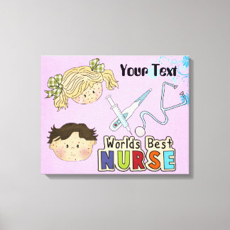 Toile Canvas enveloppé cadeau infirmière