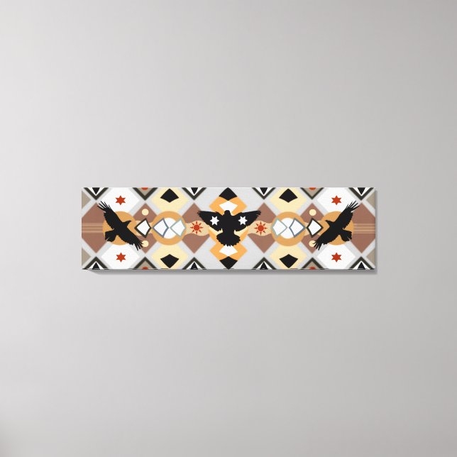 Toile Canvas étirées de Corneille amérindienne (Recto)