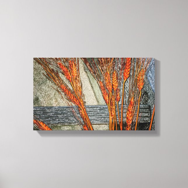 Toile Canvas-glacé à enveloppement Premium - "jjhélène"  (Recto)