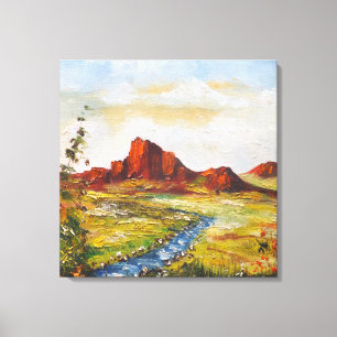 Toile Canvas Imprimer Ann Hayes Peinture Red Rock Canyan