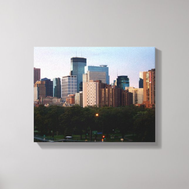 Toile CANVAS : Minneapolis, MN Skyline_ (Recto)